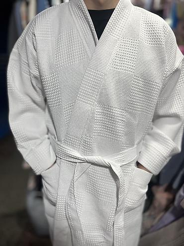 Домашние костюмы: Мужской банный халат ✨ 💯 хлопок | M L XL 2XL 3XL 4XL 0-2500 сом — 16