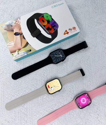 smart saat satilir: Yeni, Smart saat, Sensor ekran, rəng - Gümüşü