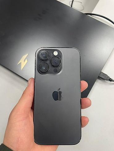 Apple iPhone: IPhone 14 Pro, Б/у, 256 ГБ, Черный, Кабель, 80 % — 2