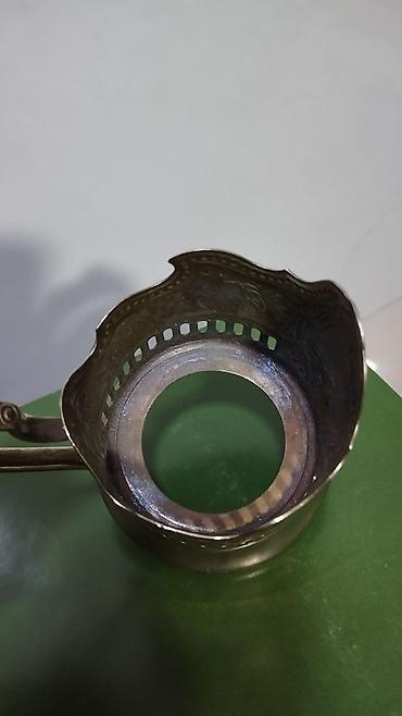 icki: Məhsul: Metal stəkanaltı (podstakannik), qab qaldırıcı saplı Təsvir — 4