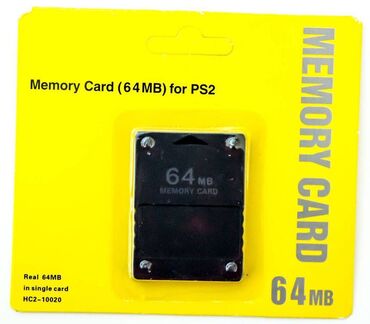 диск на ps2: Карта памяти Memory card для PS2 Play station 2. 64 мб. Новая. В