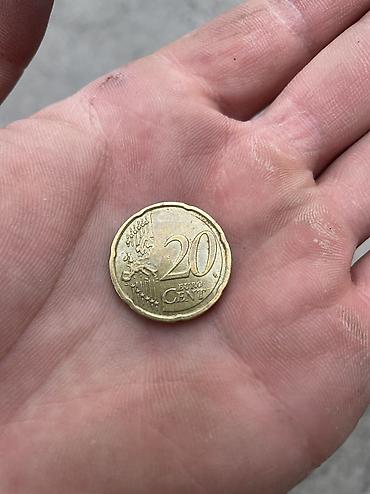 Тыйындар: Монета 20 евроцентов (Греция), 2008 год выпуска. - Номинал: 20 euro — 2