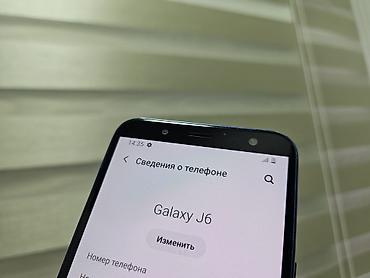 note 2: Samsung Galaxy J6, Б/у, 32 ГБ, цвет - Синий, 2 SIM — 9