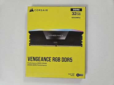 Процессоры: Оперативная память, Corsair, 32 ГБ, DDR5, 6000 МГц, Для ПК