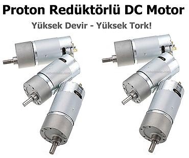 Ötürücü qutuların detalları: Kateqoriya: Motorlar > Reduktorlu DC Motorlar > 37mm Motorlar — 4