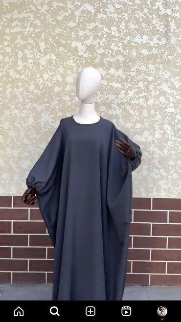 абая хиджаб: Повседневное платье, Made in KG, Длинная модель