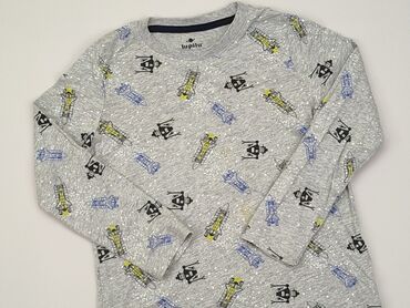 materiał na bluzkę: Bluzka, Lupilu, 5-6 lat, 110-116 cm, stan - Dobry