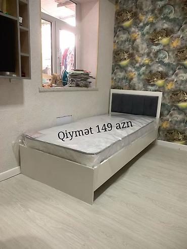 çarpay: Yeni, Təknəfərlik çarpayı, Bazasız, Matras ilə, Siyirməsiz — 1