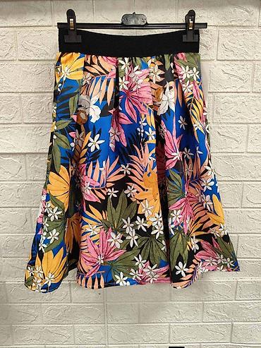 Suknje: Ženska midi suknja A-kroja sa visokim strukom - Silueta: raskošno — 11