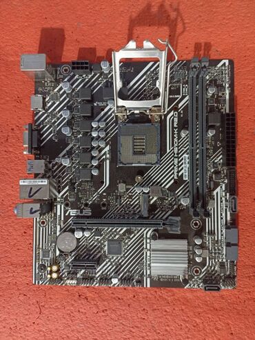 Процессоры: Материнская плата, Б/у, Asus, LGA1200, Micro-ATX, Для ПК