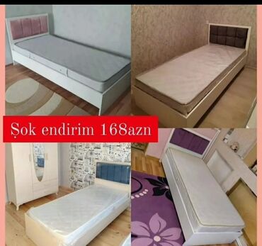 Çarpayılar: Yeni, Təknəfərlik çarpayı, Bazasız, Matras ilə, Siyirməsiz, Azərbaycan — 14