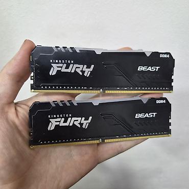 Оперативная память (RAM) для ПК, Новый, Kingston Fury, 32 ГБ, DDR4, 3200 МГц