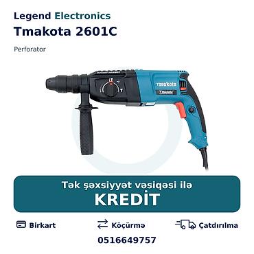 kreditle drel: Elan adı: Perforator Tmakota 2601C Təsvir: - Brend/Model: Tmakota — 1