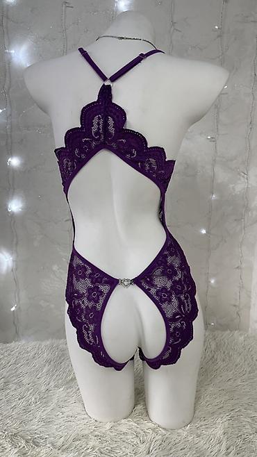 Боди: Кружевное боди с открытым шагом Размеры- S,M,L, XL - Модель: кружевной — 6