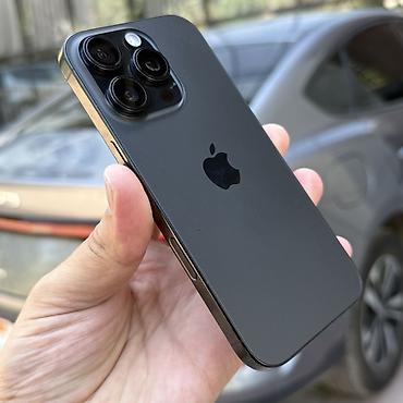 iphone cs max: IPhone 16 Pro, Б/у, 256 ГБ, Black Titanium, Защитное стекло, 87 % — 3