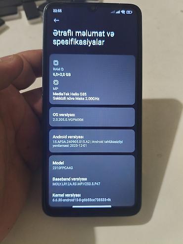 c65: Poco C65, 128 GB, rəng - Göy — 5