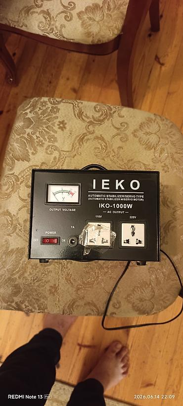 razetqa: IEKO IKO-1000W avtomatik gərginlik stabilizatoru (servo tip) — 2