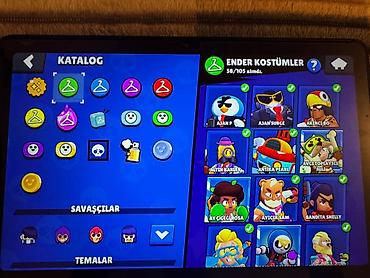 İncəsənət və kolleksiyalar: Brawl Stars hesabı – yüksək trofey və zəngin kolleksiya İlk pul tələb — 8