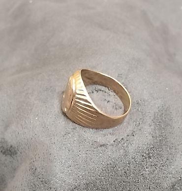 Кольца: Кольцо, Печатка, Проба 585, Мужские, Без вставки, Советские (СССР), Новый — 1