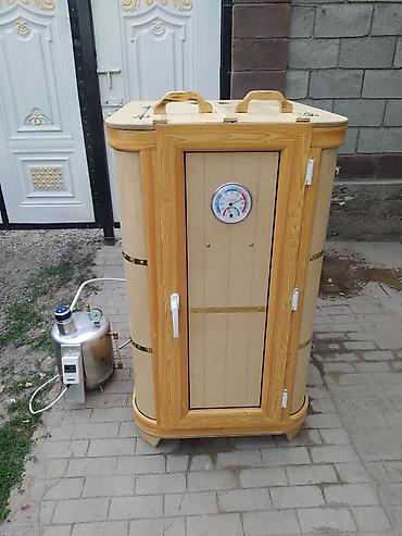 Фитобочки: Березовая фитобочка с парогенератором - Материал: массив кедра/сосны — 3