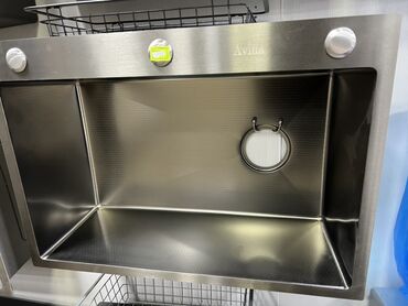кухонные шкафы с мойкой: Кухонная раковина из нержавеющей стали Avilla с одной глубокой чашей и
