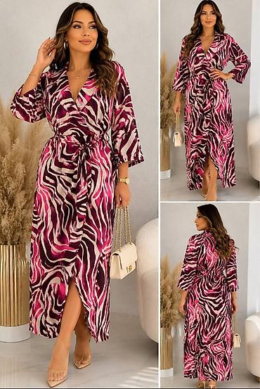 leopard sandale: 💜💚 Efektne haljine sa modernim zebra dezenom koje privlače poglede na — 1