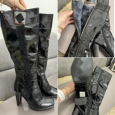 Ботинки и ботильоны: Ботильоны с вышивкой фирменные Bershka 35/36 р - 2500 сом ❤️ шикарные — 4