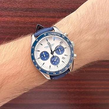 Ručni satovi: PAGANI DESIGN PD-1701 -Plava- Omega Speedmaster Moonwatch Potpuno nov — 5