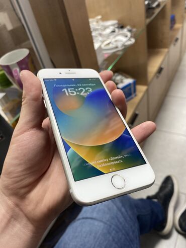 купить айфон на запчасти: IPhone 8, Колдонулган, 256 ГБ, Ак, 91 %