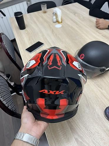 moto sport: MAX Helmet – Tam üzlü motosiklet dəbilqəsi * Rəng və dizayn: Qara — 4