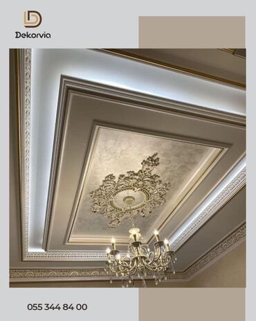 Malyar işləri: 🔸 Bütün növ gips məhsullarının hazırlanması 🔸 Zövqlü və mükəmməl — 9