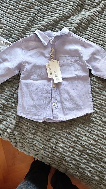 Uşaq geyimi və ayaqqabıları: ZARA Kids köynəyi - Model: uzunqollu, düyməli, klassik yaxalı - Rəng — 1
