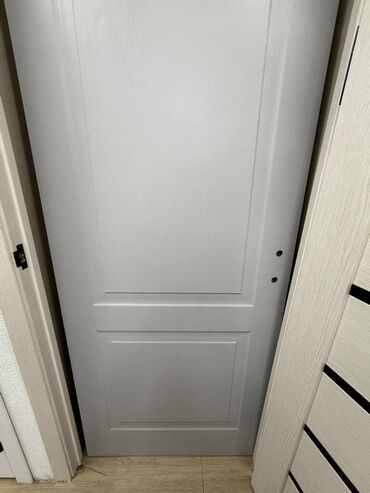 двери с двух сторон из бельгии: Межкомнатная глухая дверь, МДФ, Окрашенная, цвет - Серый