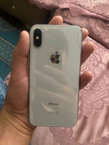 Apple iPhone: IPhone X, 256 GB, Ağ, Face ID