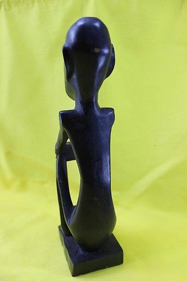 Figure: STARA DRVENA AFRIČKA FIGURA, RETKO | Stara afrička drvena figura — 3