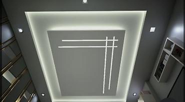 лампы потолочные: Натяжные и гипсокартонные потолки с интегрированной подсветкой - — 1