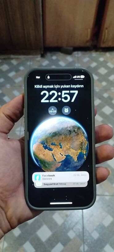 İnformatika: IPhone 15, 128 GB, Jet Black, Zəmanət, Kredit, Simsiz şarj