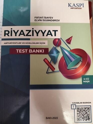 gulnare umudova test: Kaspi Abituriyent - Riyaziyyat test kitabı əlaqə nömrəsi