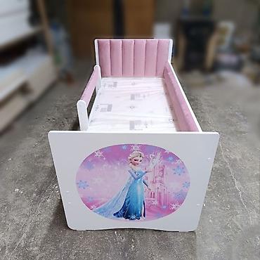 Детские односпальные кровати: Детская односпальная кровать, Новый, Для мальчика, Для девочки, С матрасом, Бесплатная доставка — 5