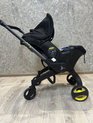 Коляски: Коляска, цвет - Черный, Б/у — 4