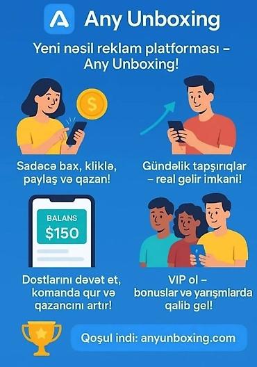any inboxing: Məhsul/xidmət: Any Unboxing – yeni nəsil reklam platforması Təsvir: - — 1