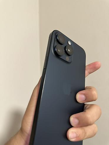 Уюлдук телефондор жана аксессуарлар: IPhone 15 Pro Max, Колдонулган, 1 ТБ, Blue Titanium, 87 % — 3