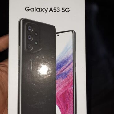 samsung a53 qiymeti irshad telecom: Samsung Galaxy A53 5G, 128 GB, rəng - Qara, Barmaq izi, Face ID