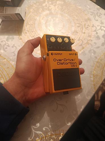 BOSS OS-2 OverDrive/Distortion gitar pedalı YEP YENİDİR İSTİFADE