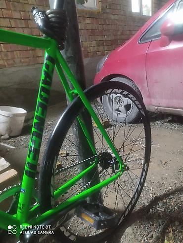 Городские велосипеды: Фикс-байк (фикс/синглспид) зеленого цвета. Характеристики и — 12