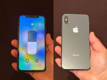 1:1 iphone: IPhone X, 256 GB, Simsiz şarj