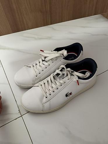 кросовки 44: Кроссовки, 37, Lacoste, Б/у, цвет - Белый — 1