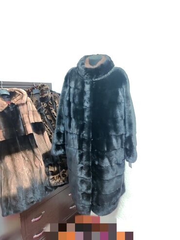 Шубы: Шуба, Норка, Длинная модель, Канада, Трансформер, 8XL — 9