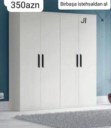 Dolablar: Yeni, Açılan, 3 qapılı Düz dolab, Qarderob, paltar dolabı, Azərbaycan — 23