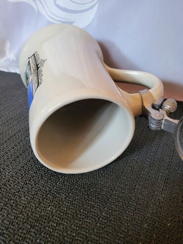 Čaše: Krigla Zinn Nemacka 70te. Krigla bez ostecenja,sve na njoj odsjaj od — 7